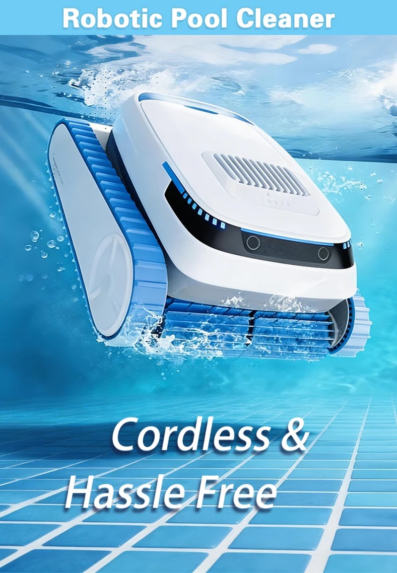 Robot nettoyeur de piscine san - Spa&Wellness Earth City Шелепиха avis et prix